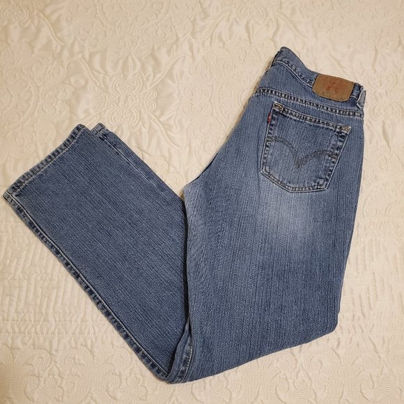 Levi's Denim - WOMEN’S LEVIS 505 NOUVEAU STRAIGHT JEANS SZ 12M